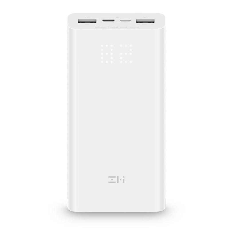 20000mAh 双向快充数显移动电源